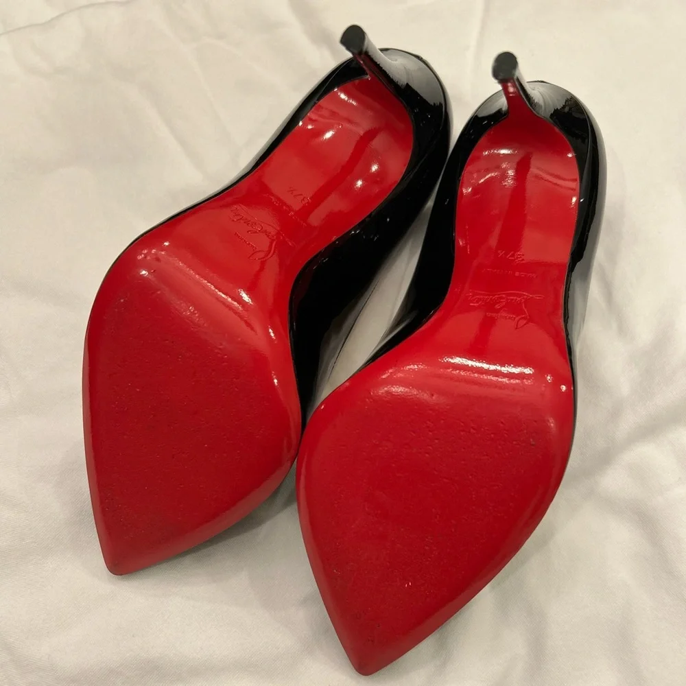 Christian Louboutin Heels | Authentic | size 37.5 | Corneille 100 Patent - Picture 5 of 7